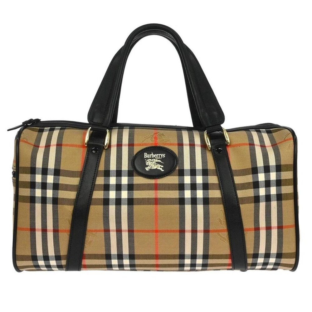 Burberrys Beige House Check Handbag 135649